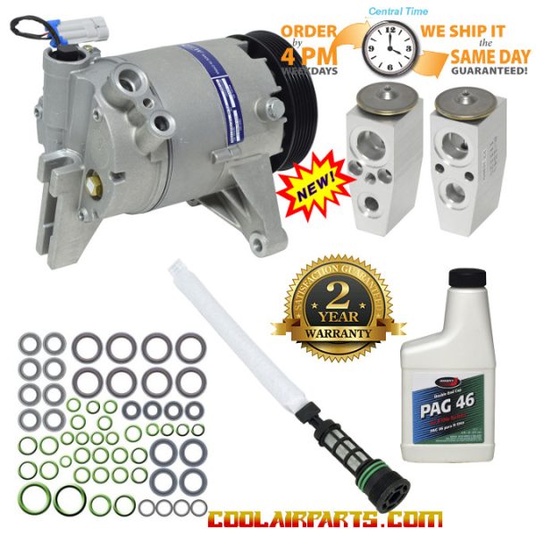 1522160 NEW A/C Compressor AC Buick Allure Lacrosse 3.0L/3.6L, Cadillac SRX 3.0L 2010 PXE 1689018753 FULL KIT